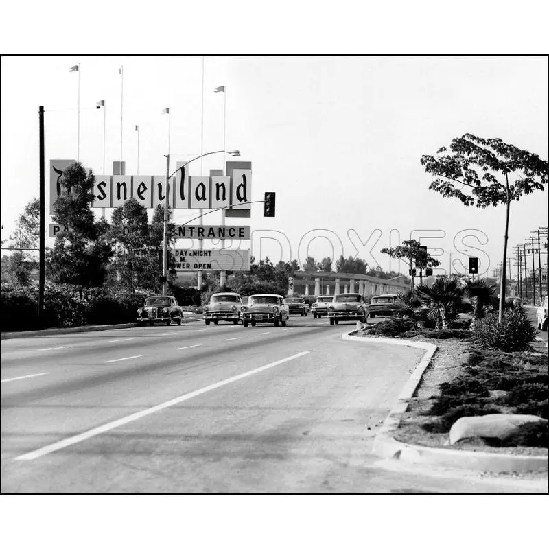 1962 Disneyland Sign Park Entrance 8X10 Photo - 38
