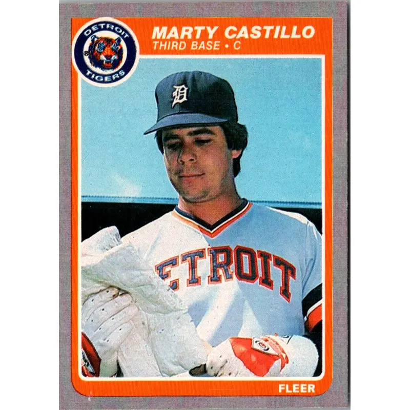 1985 Fleer Marty Castillo #5