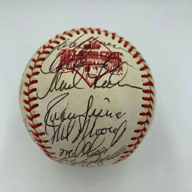 1989 All Star Game Signed Baseball Kirby Puckett Cal Ripken Nolan Ryan JSA COA