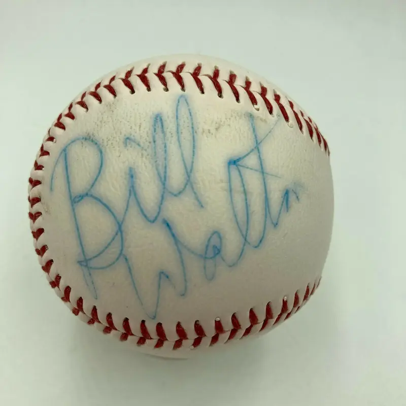 Bill Walton Celtics & Marques Haynes Signed Autographed Baseball With JSA COA