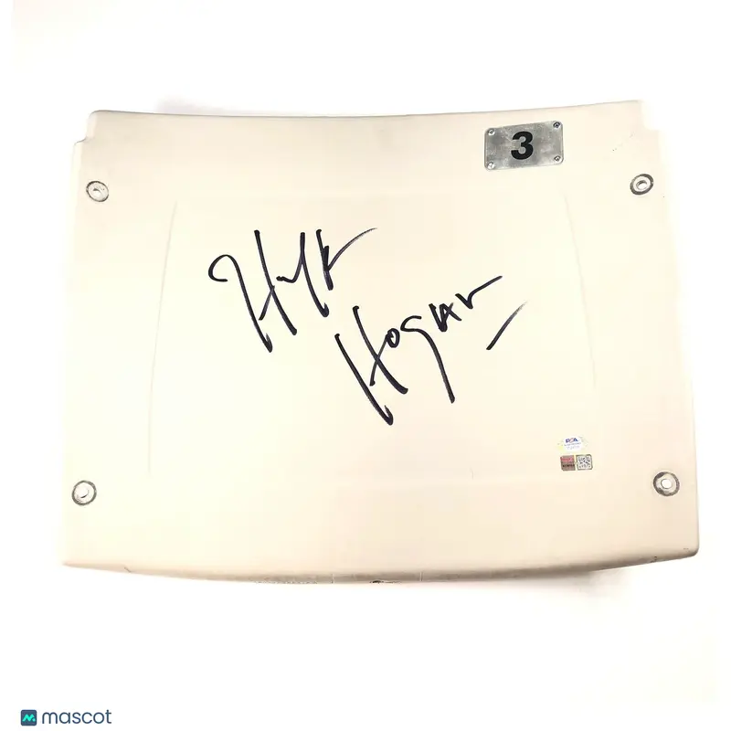Hulk Hogan Signed Silverdome Seatback PSA/DNA Tristar WrestleMania Autographed W