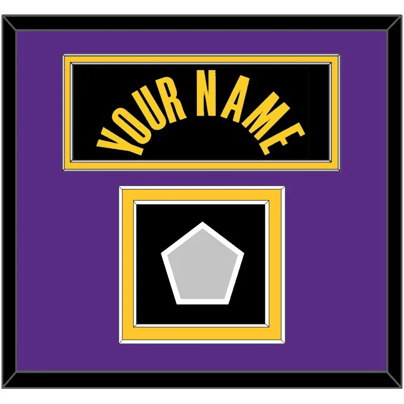 Los Angeles Name & Finals Patch - Black Mamba (2017-2018 & 2020) - Double Mat 4