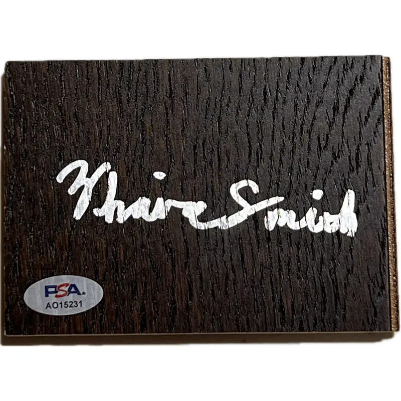 Zhaire Smith Signed Floorboard PSA/DNA Autographed