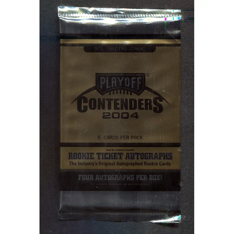2004 Playoff Contenders Football Unopened Pack (5)