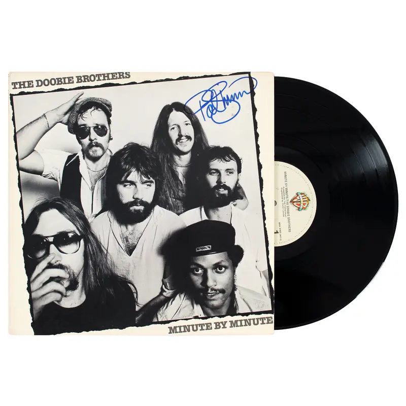 Patrick Simmons The Doobie Brothers Signed Album Cover W/ Vinyl BAS #Q61516