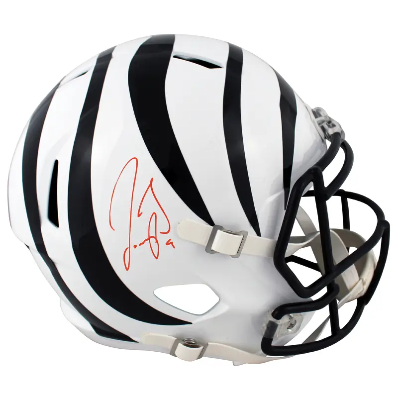 Bengals Joe Burrow Signed 2022 Alt On-Field Full Size Speed Rep Helmet Fanatics