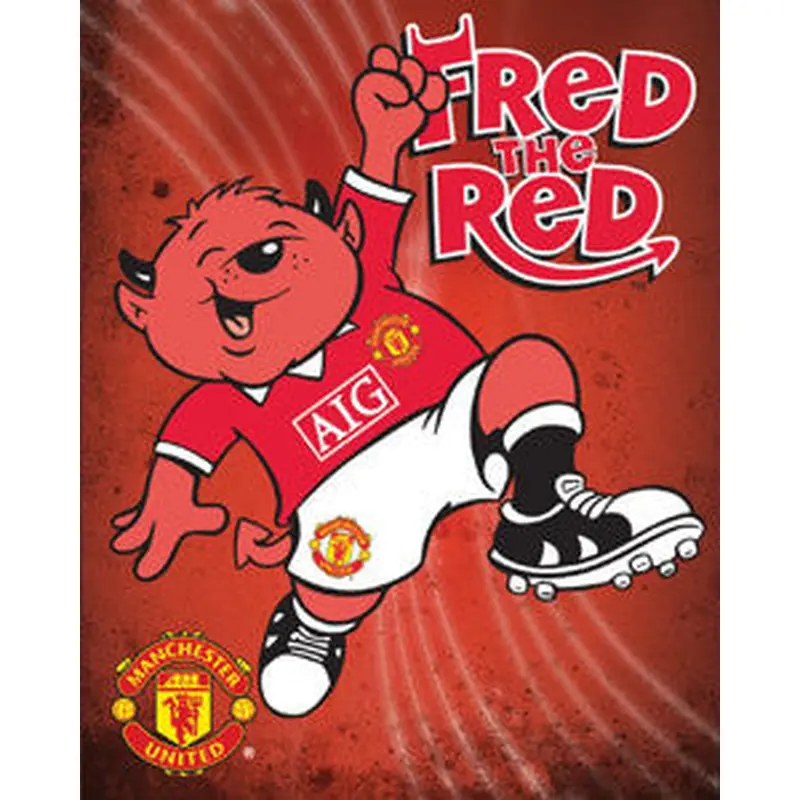 Manchester United "Fred the Red" Mascot Poster - GB Eye 16x20