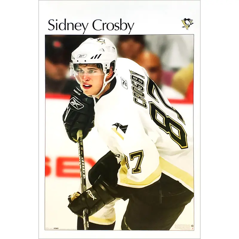 Sidney Crosby "Debut" Pittsburgh Penguins NHL Action Poster - Costacos 2005
