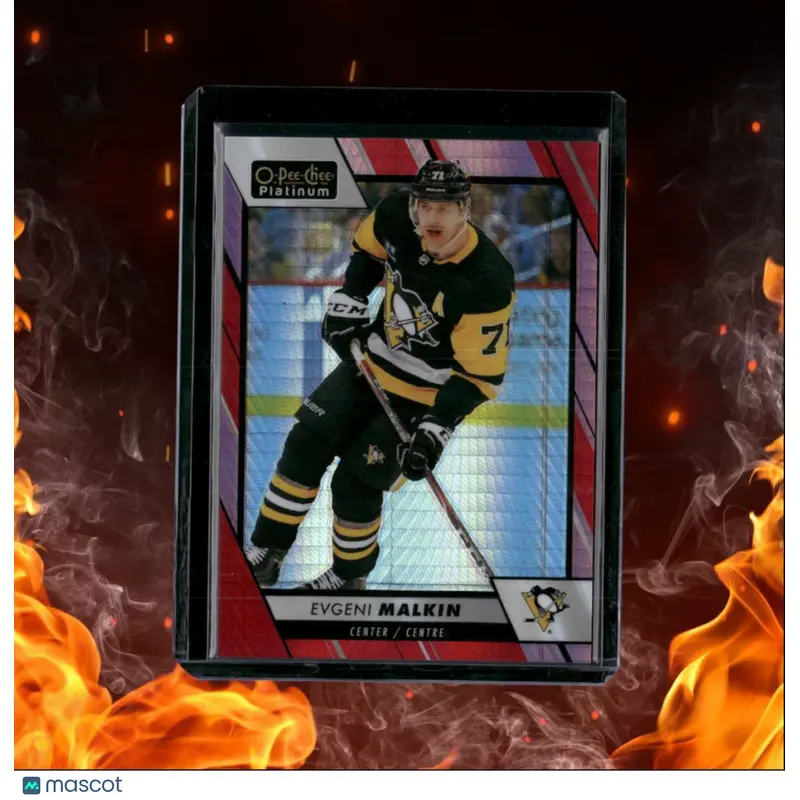2023-24 O-Pee-Chee Platinum Evgeni Malkin Red Prism 161/199 #188