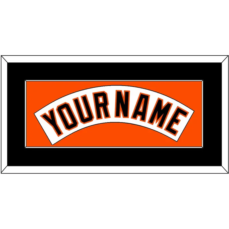 Baltimore Nameplate - Home White (1995-1997) - Single Mat 4