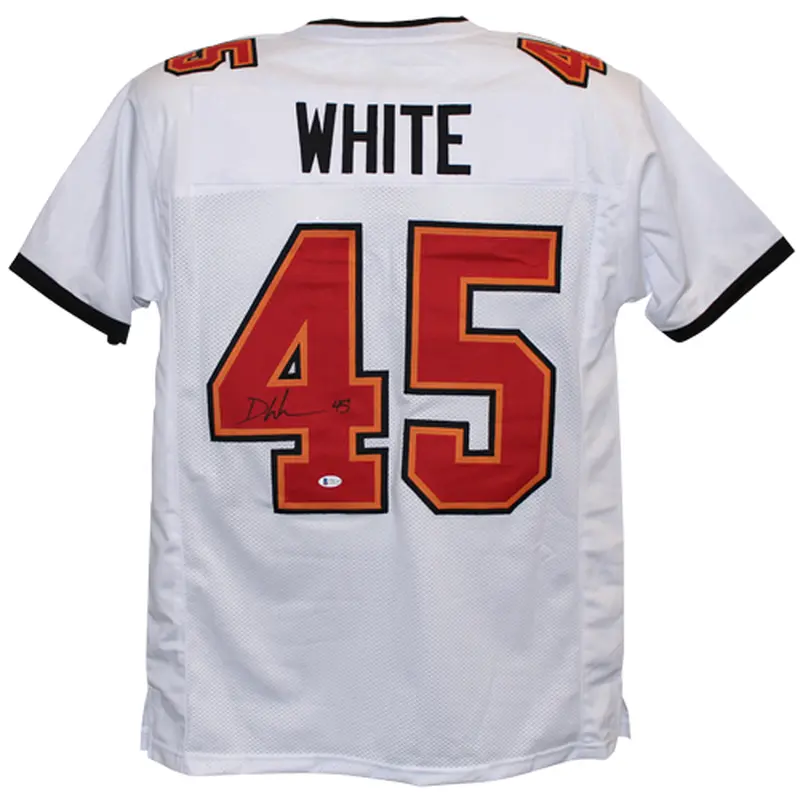 Devin White Autographed Tampa Bay (White #45) Custom Jersey - Beckett