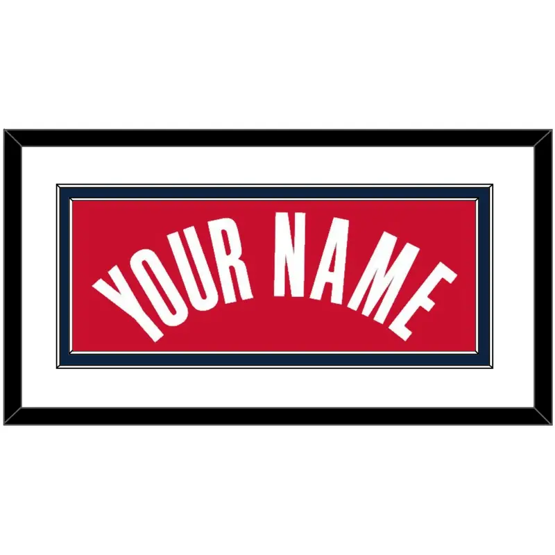Washington Name - Red Statement - Double Mat 1