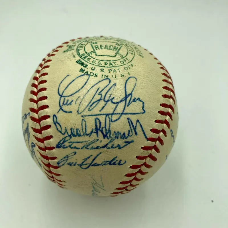 Nice 1967 Baltimore Orioles Team Signed American League Baseball With JSA COA