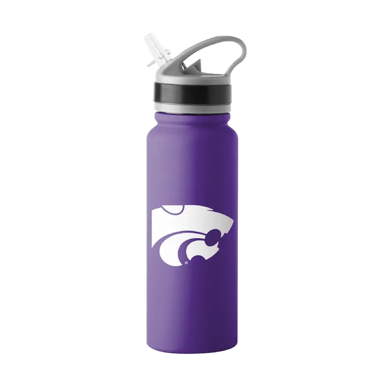 Kansas State 25oz Logo Single Wall Flip Top Bottle