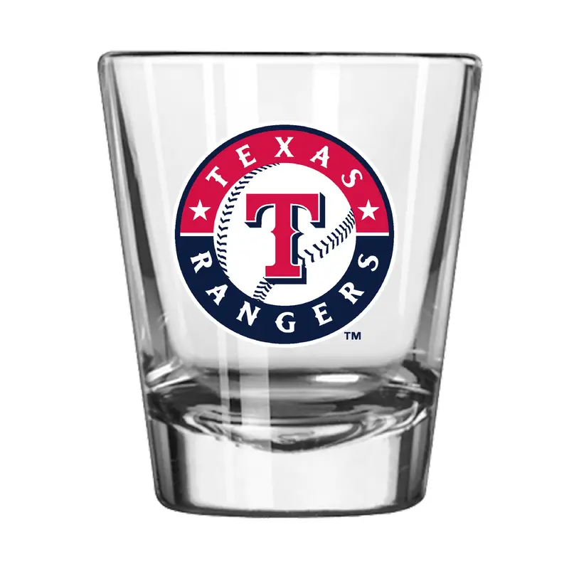 Texas Rangers 2oz Ranger Badge Shot Glass