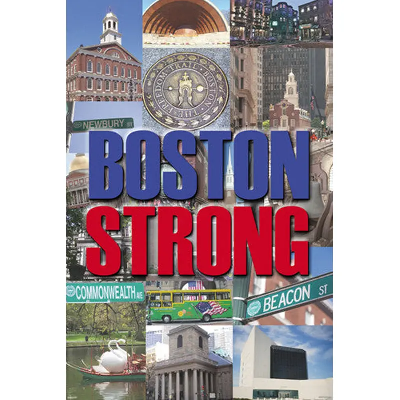 Boston Strong Boston, Massachussetts City Collage Poster - Pyramid America
