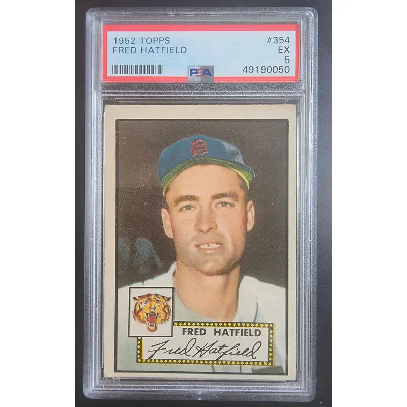 Fred Hatfield 1952 Topps #354 PSA 5