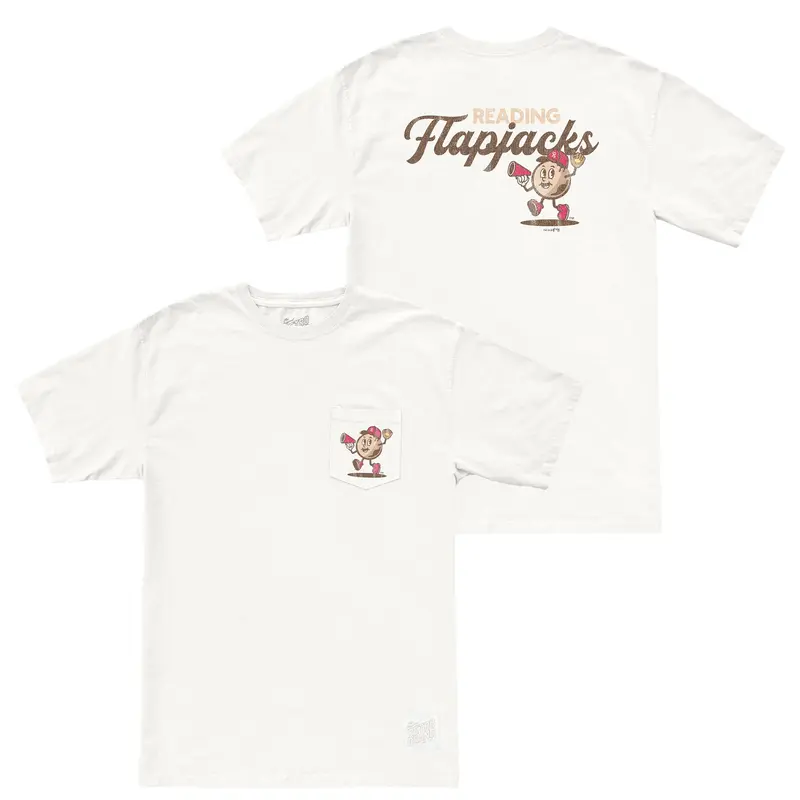 Retro Brand White Flapjacks Pocket Tee