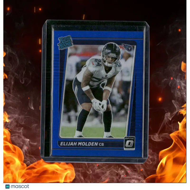 2021 Donruss Optic Elijah Molden Blue Prizm Rated Rookie 035/179 #300