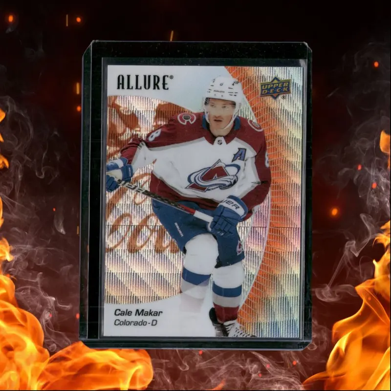 2023-24 Upper Deck Allure Cale Makar Orange Slice #31