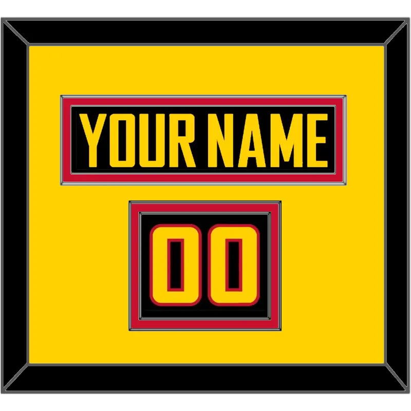 Vancouver Nameplate & Number (Shoulder) - Alternate Black - Double Mat 3