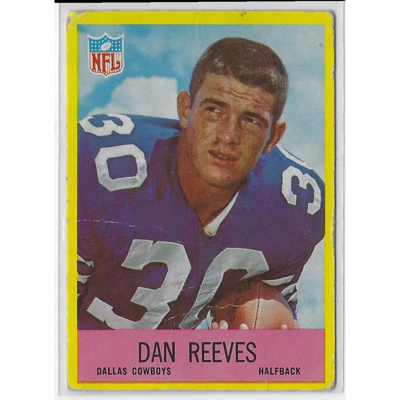 1967 Philadelphia Dan Reeves #58 Rookie