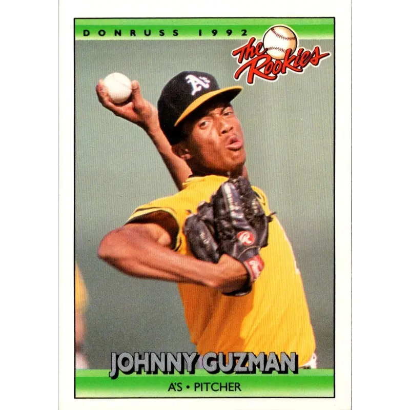 1992 Donruss The Rookies Johnny Guzman #47 Rookie