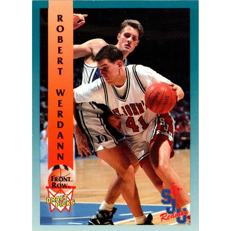 1992 Front Row Draft Picks Robert Werdann #72