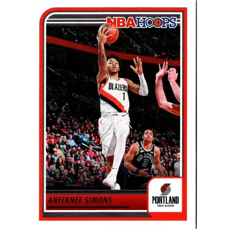 2023 Hoops Red Backs Anfernee Simons #139