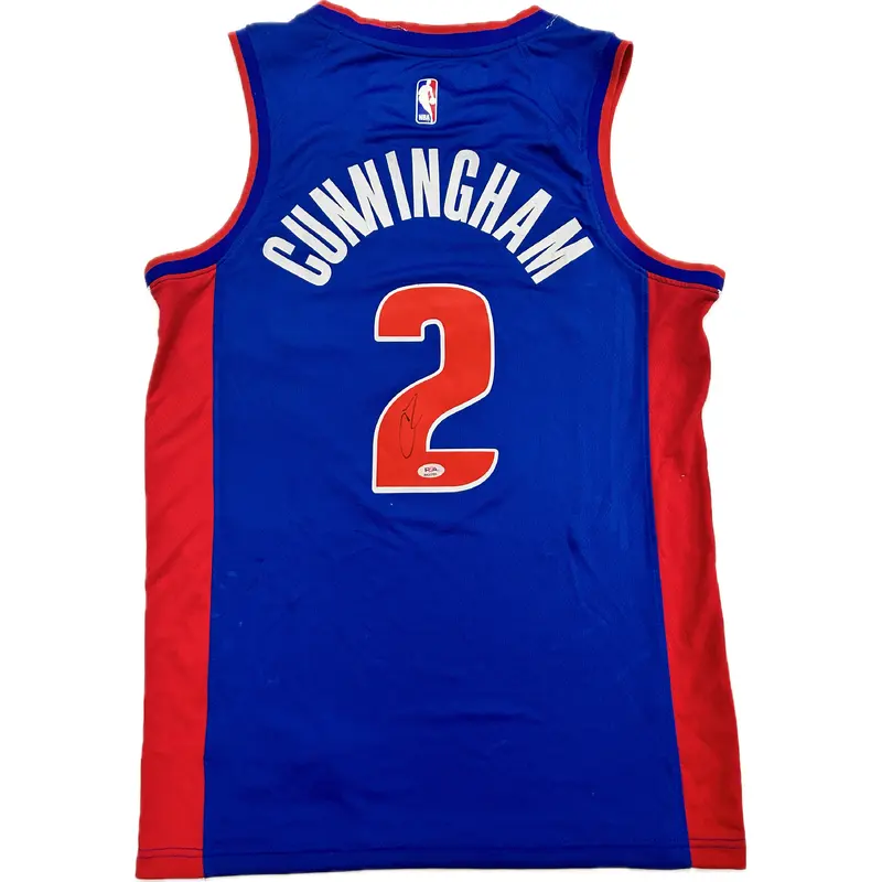 Cade Cunningham signed jersey PSA/DNA Detroit Pistons Autographed