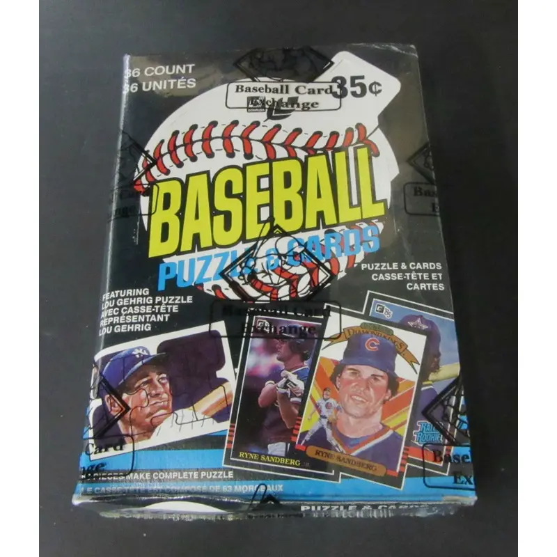 1985 Donruss Leaf Baseball Unopened Wax Box