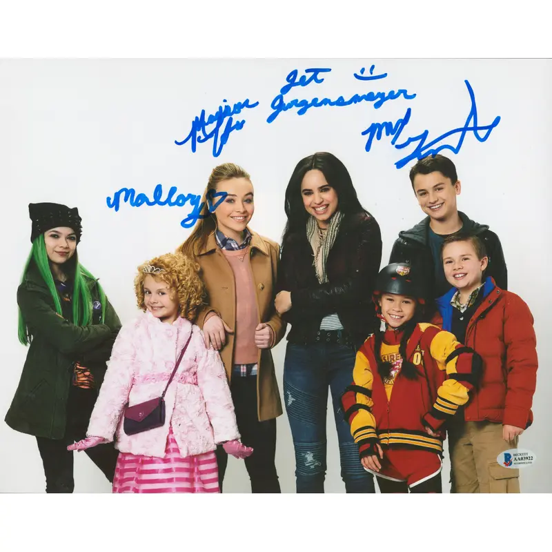 Adventure's in Babysitting (4) Gecowets, Mahoney, +2 Signed 11x14 Photo BAS