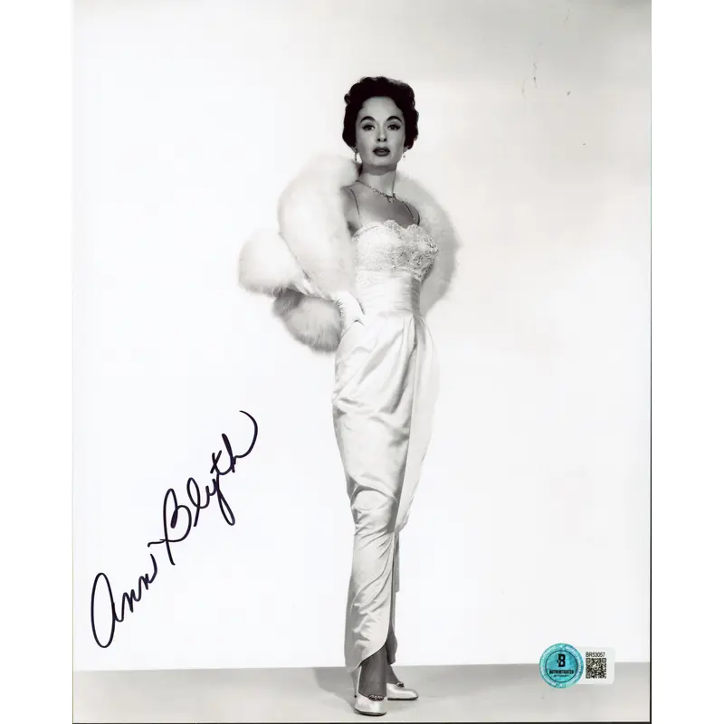Ann Blythe Mildred Pierce Authentic Signed 8x10 Vertical Photo Autographed BAS 7