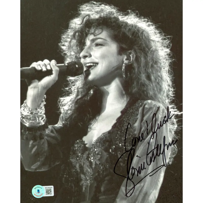 Gloria Estefan Miami Sound Machine "Love & Luck" Signed 8x10 Photo BAS #BF06408