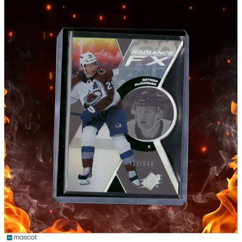 2023-24 Upper Deck SPx Nathan MacKinnon Radiance FX 121/949 #RFX-54