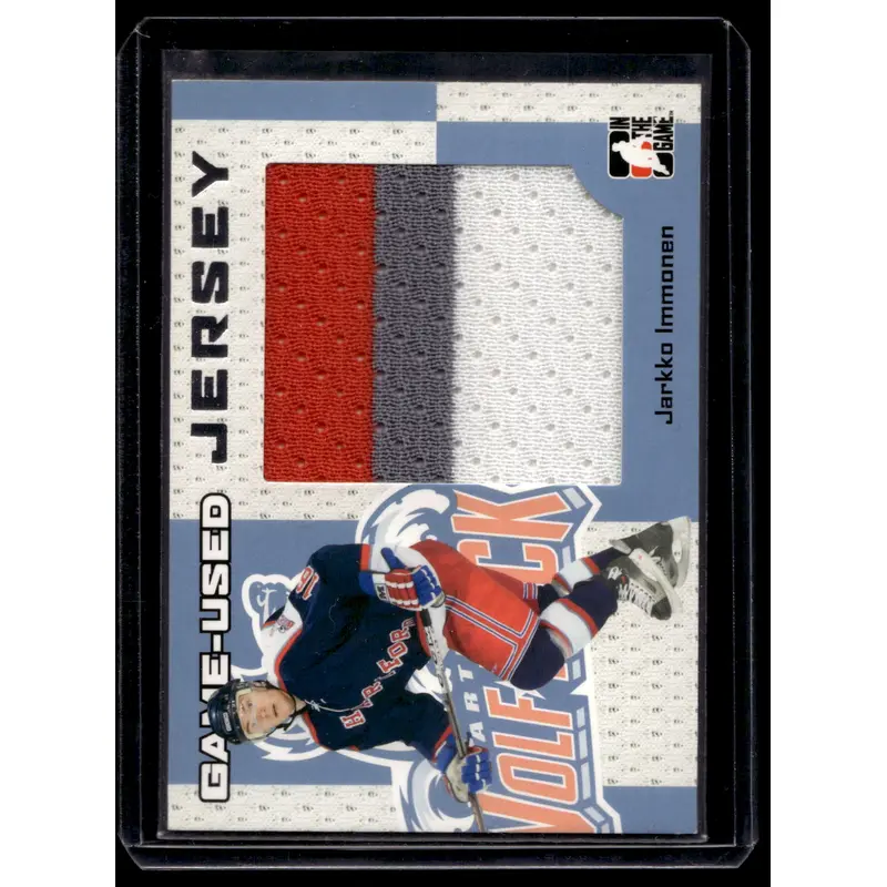 2006-07 In the Game Heroes and Prospects - Game-Used - Jersey - Jarkko Immonen #GUJ-17 RY