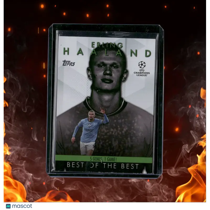2023 Topps Erling Haaland Best of the Best Green #BM-3