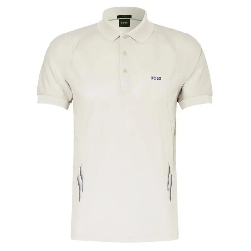 HUGO BOSS BEIGE SHIRT POLO PIRAQ ACTIVE 50506142271