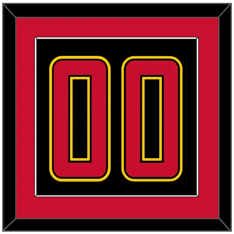 Maryland Basketball Number - Road Black (2013-2015) - Single Mat 2