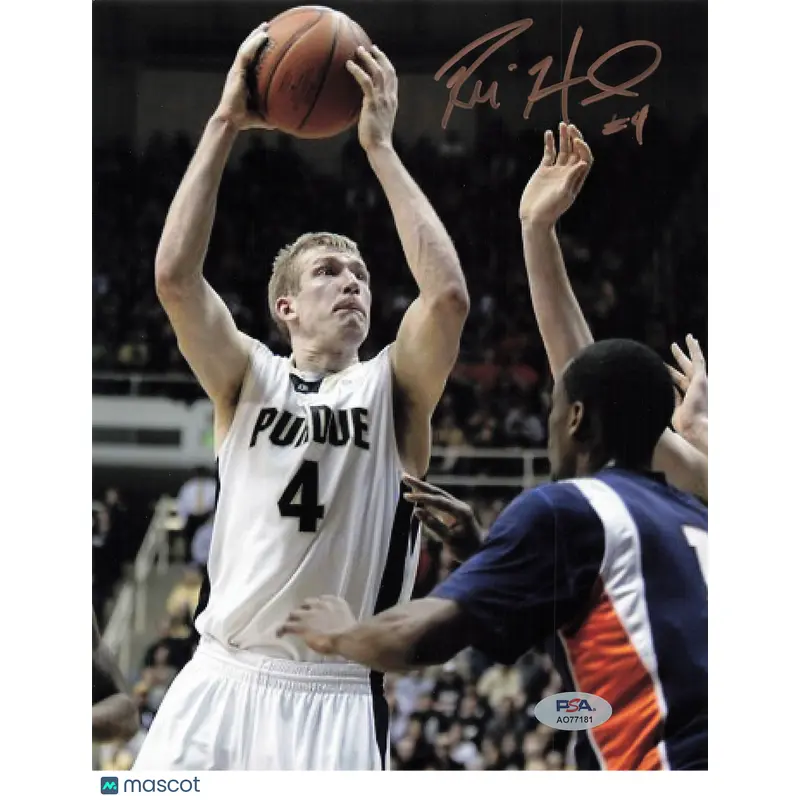 Robbie Hummel Signed Photo PSA Purdue Boilermakers