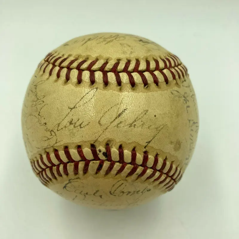 1939 New York Yankees World Series Champs Team Signed Baseball