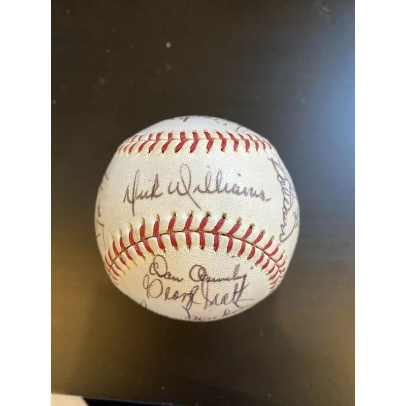1967 Boston Red Sox AL Champs Team Signed American League Baseball With COA