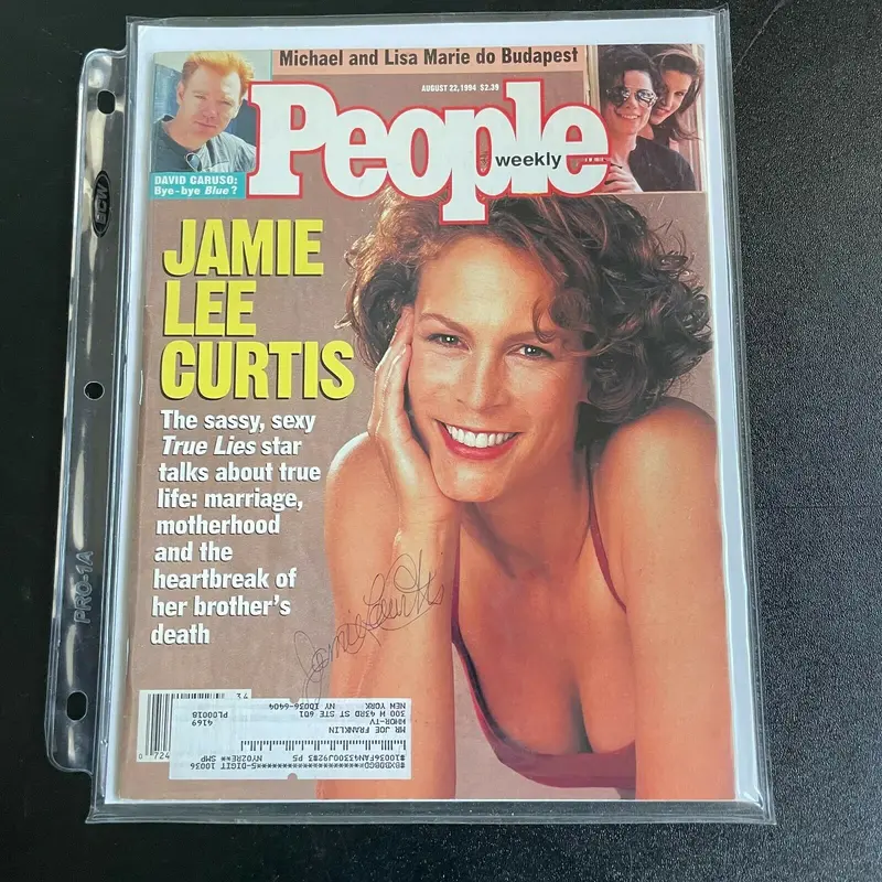 Jamie Lee Curtis Signed Autographed People Magazine Movie Star