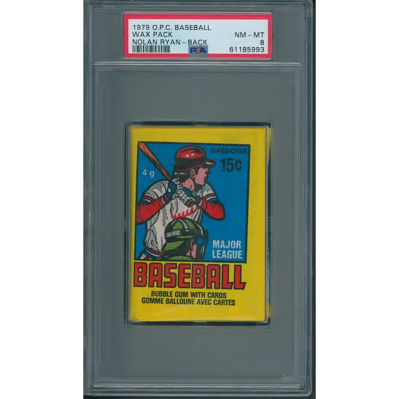 1979 OPC O-Pee-Chee Baseball Unopened Wax Pack Ryan PSA 8