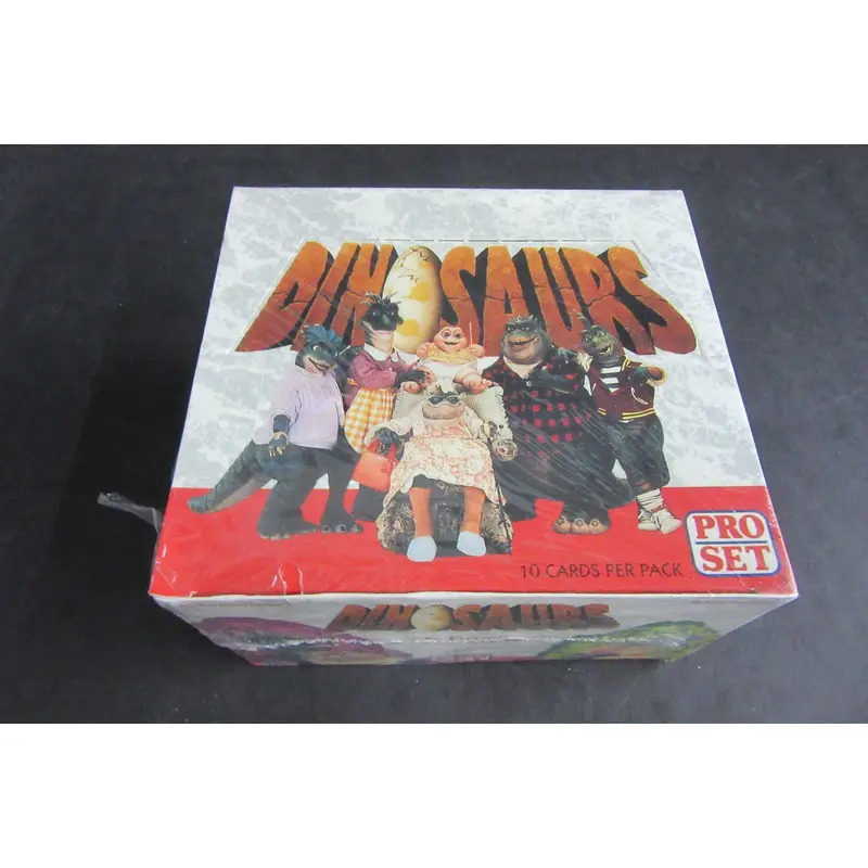 1992 Pro Set Dinosaurs Box