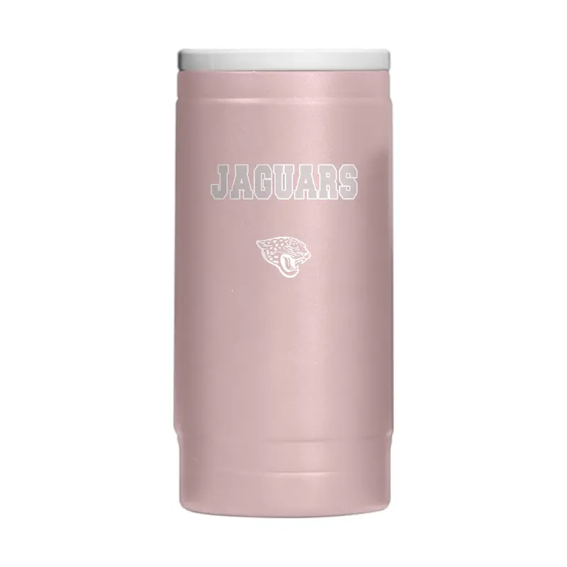 Jacksonville Jaguars  Stencil Powder Coat Slim Can Coolie