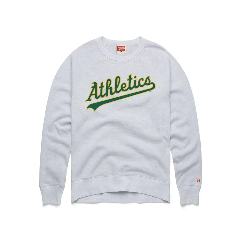 A's Jersey Logo Crewneck