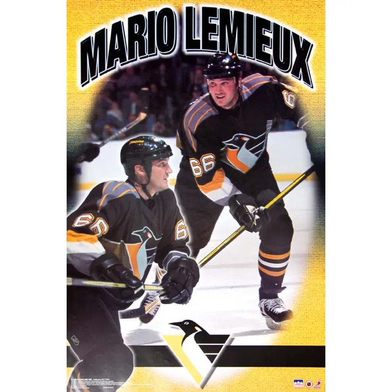 Mario Lemieux "Action 2001" Pittsburgh Penguins Poster - Starline Inc.