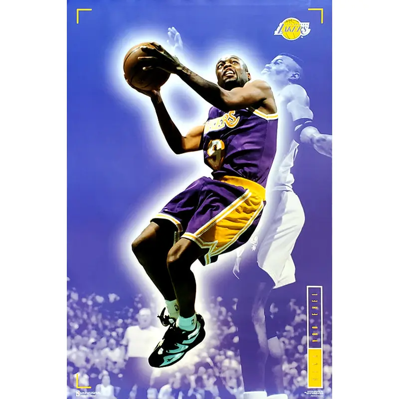 Nick Van Exel "Quick" L.A. Lakers NBA Action Poster - Costacos 1995
