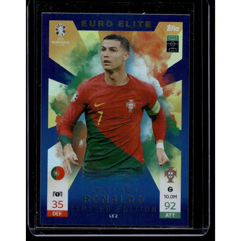 2024 Topps Match Attax UEFA Euro - Limited Edition - Cristiano Ronaldo #LE2